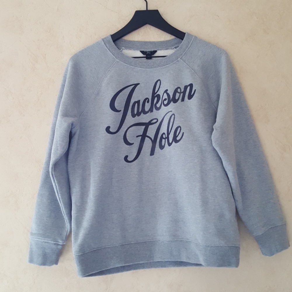 J. Crew Jackson Hole sweatshirt NWOT medium